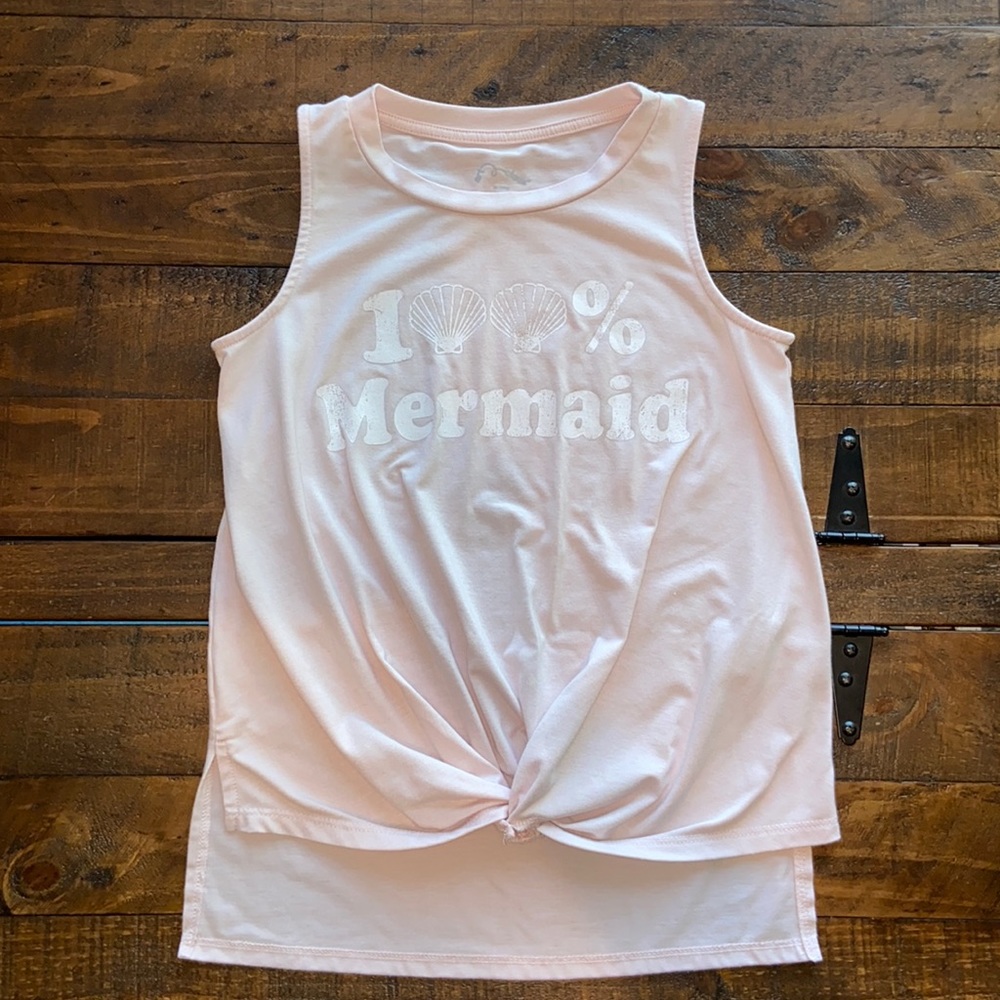 ❤️ Art Class Girls Pink Sleeveless Shirt Size M 7/8 #184